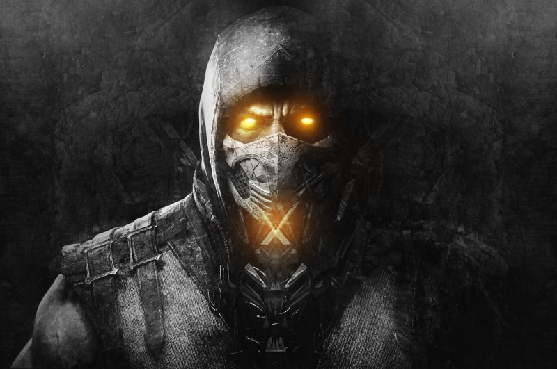 Hassi, Mortal Kombat, Mortal Komba X, Siray Ryu, Hanzos, Capuchin, 1080P, Scorpion, mask, ninja, video game, Scorpio