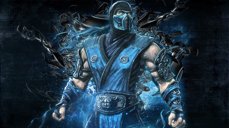 uniform, soldier, kombat, armor, mortal, arts, muscle, subzero, blue, mask, fantasy, 1080P, warrior, martial
