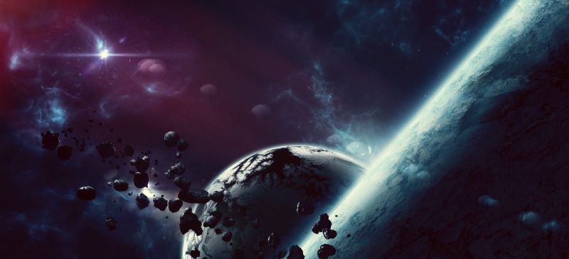 artwork, dark, marine, space art, water, orbiting, undersea, animals in the wild, no people, 1080P, sea, underwater, photography, panoramic