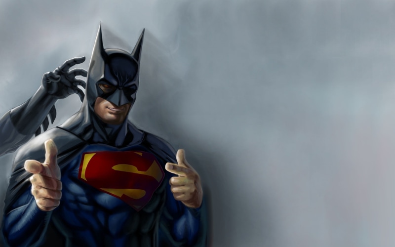 fun, celebration, indoors, mask - disguise, smiling, dc universe, mask, copy space, 2K, portrait, halloween, superman costume, obscured face, representation