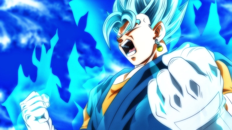 Dragon Ball Super, Super Dragon Ball Heroes, 5K, Super Saiyan Blue, Vegetto (Dragon Ball), Dragon Ball