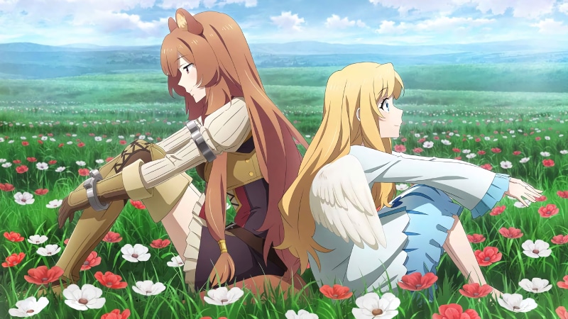 4K, anime, Raphtalia, Tate no Yuusha no Nariagari, anime girls, flowers, artwork, digital art