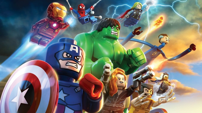 positive emotion, technology, robot, human representation, sky, LEGO Marvel Super Heroes, multi colored, emotion, cloud - sky, digital composite, 1080P