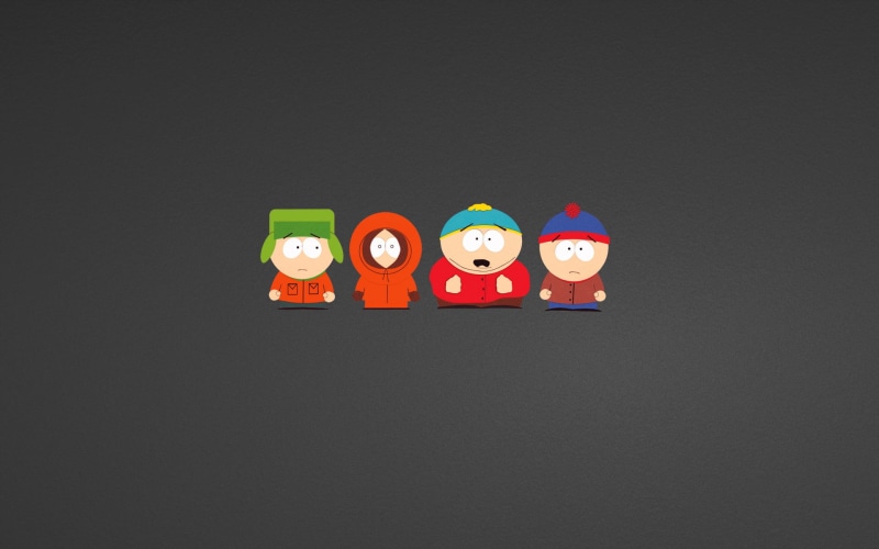 Stanley (Stan) Marsh, choice, toy, Kenneth (Kenny) McCormick, happiness, cut out, people, abstract, park, concepts, child, pattern, in a row, digital, humor