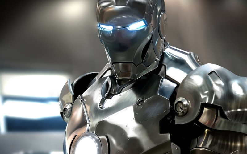 hero, movie, war, 1080P, villain, machine, grey, iron, action, man, robot