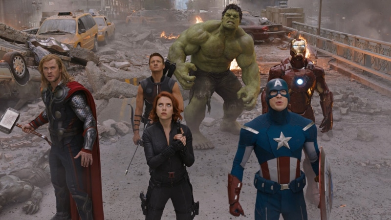 Jeremy Renner, adult, Hulk, real people, front view, Thor, Marvel, men, Bruce Banner, Natasha Romanoff, S. H. I. E. L. D, screenshot, Tony Stark, still