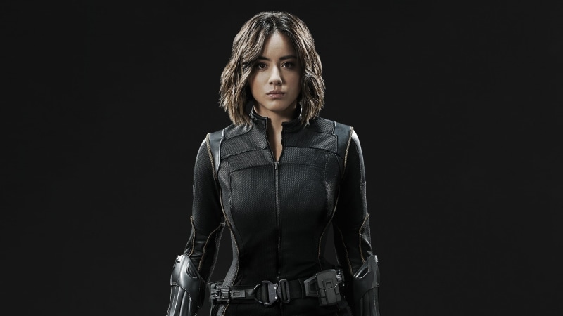 agent, Chloe Bennet, S. H. I. E. L. D., brunette, uniform, spy, Agent Of Shield, seifuku, Daisy Johnson, girl, woaman, SHIELD, 1080P, tv series