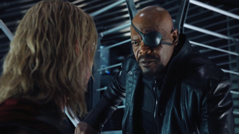 thor, jackson, avengers, s h i e l d, movie, fury, 1080P, chris, samuel, nick, hemsworth