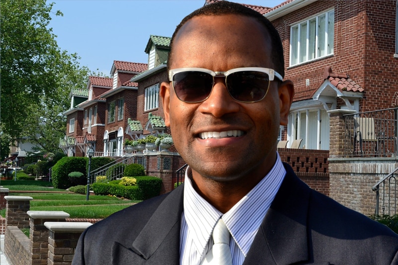 greeting, neighborhood, real estate, delight, business man, wear, shirt, black people, style, built structure, adult, handsome, shades, male, mid adult men