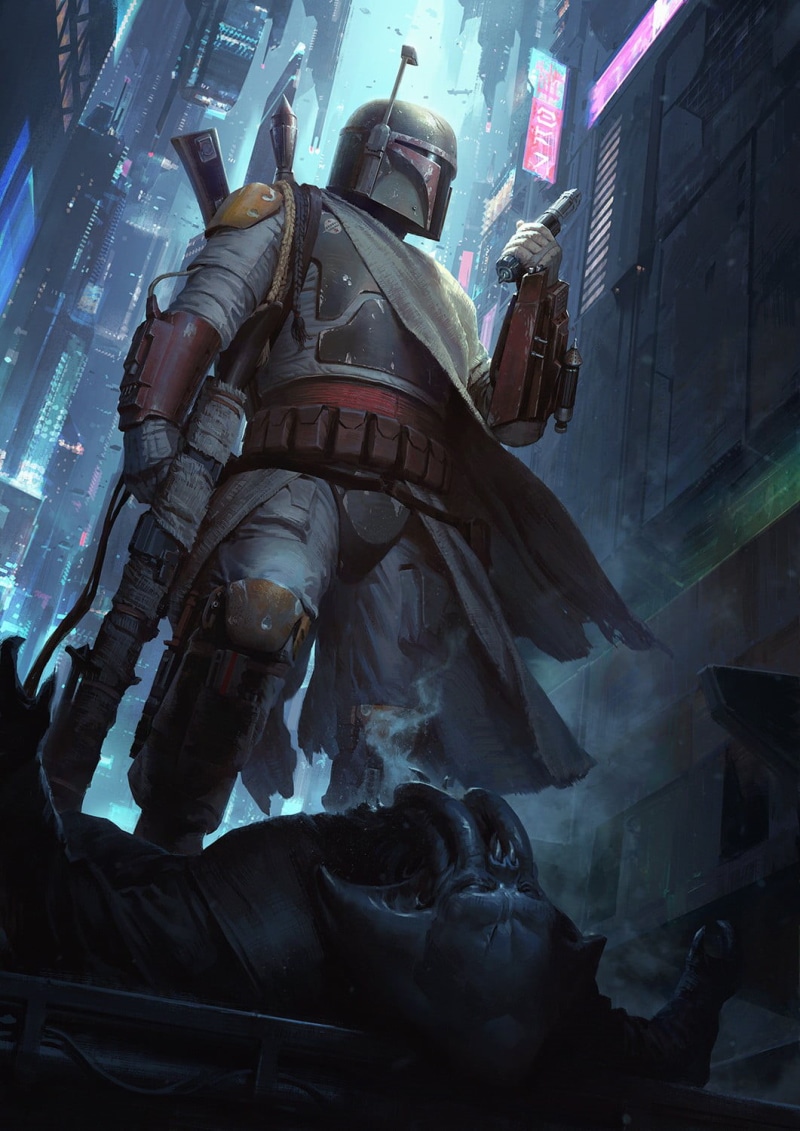 bounty hunter, ArtStation, 720P, Star Wars, science fiction, Star Wars Villains, Boba Fett
