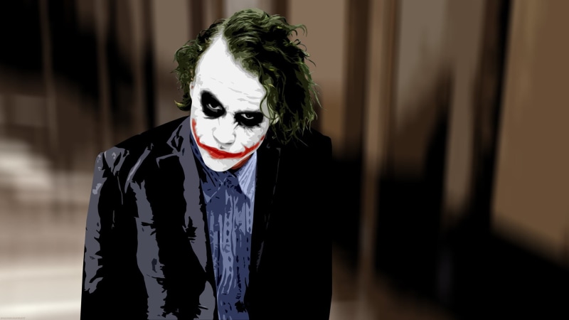The Dark Knight, Batman, real people, horror, ghost, face paint, d, halloween, MessenjahMatt, looking at camera, men, 1080P, illustration, portrait, waist up