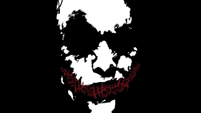 Joker, 1080P, Heath Ledger, artwork, minimalism, MessenjahMatt, Batman, The Dark Knight