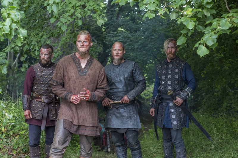2K, Bjorn, Travis Fimmel, Ragnar Lothbrok, The Vikings, warriors, Vikings, Alexander Ludwig