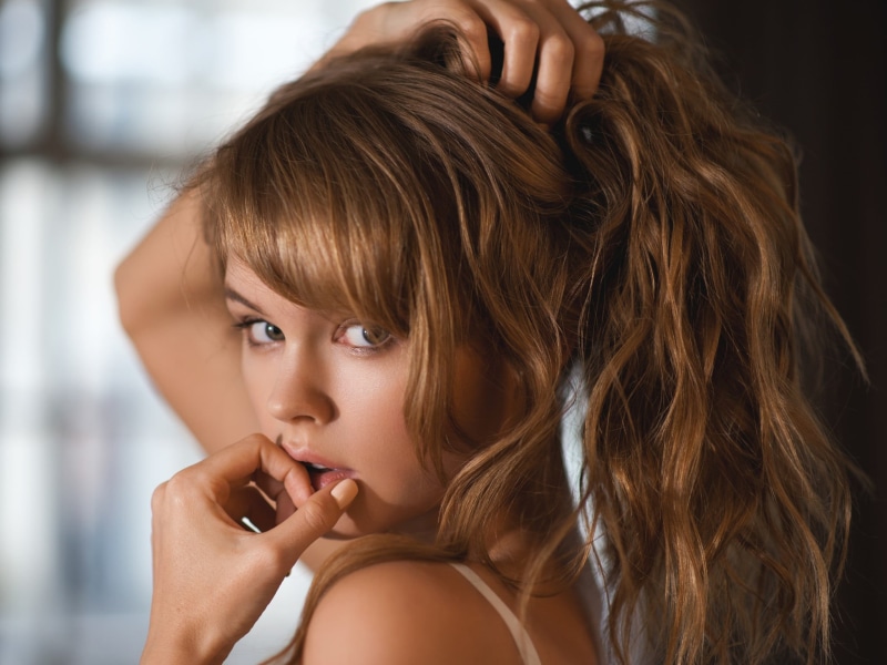young adult, human hair, human body part, face, hairstyle, model, portrait, women, one person, child, lifestyles, long hair, adult, Anastasia Scheglova