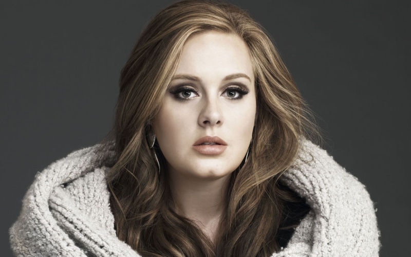 serious, celebrities, artist, look, celebs, adele singer, adele, celebrity, 1080P