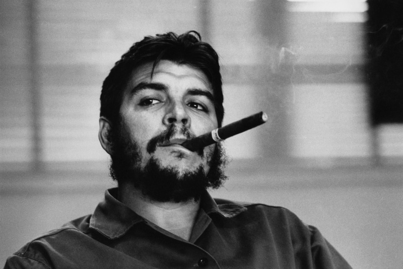 smoke, risk, facial hair, tobacco product, smoking - activity, smoke - physical structure, activity, headshot, che guevara men cigars revolutionary cuba argentina murderers