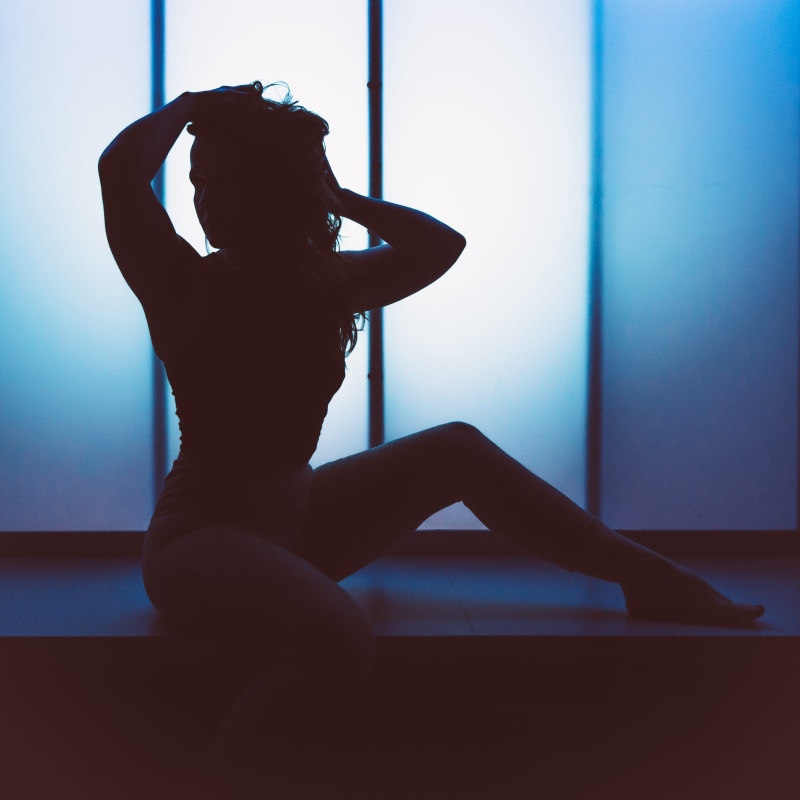 female, beautiful woman, night, indoors, leisure activity, relaxation, adult, home interior, abstract, evening, beauty, sitting, full length, silhouette