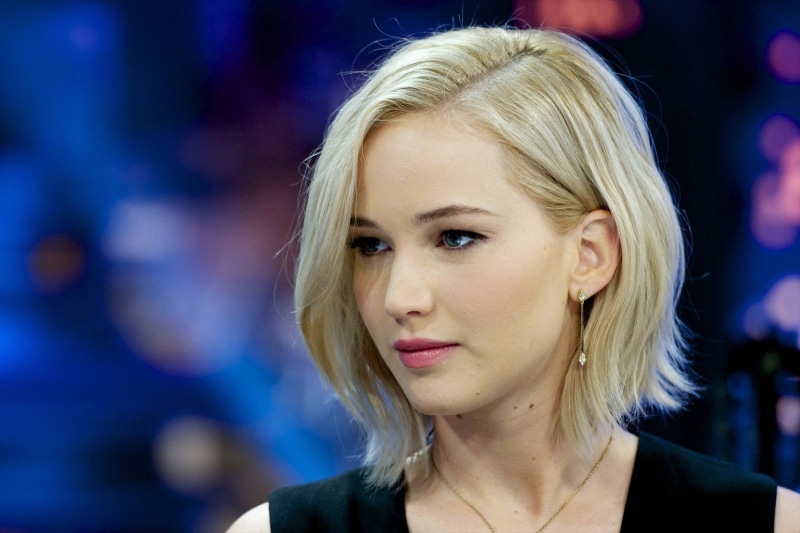 celebrity, blond hair, headshot, hairstyle, adult, 1080P, portrait, one person, Jennifer Lawrence, beautiful people, serious, beautiful woman, looking