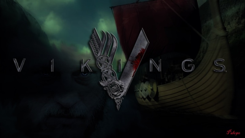 Vikings, metal, built structure, pattern, wall - building feature, no people, textile, architecture, gray, dark, focus on foreground, representation, nature