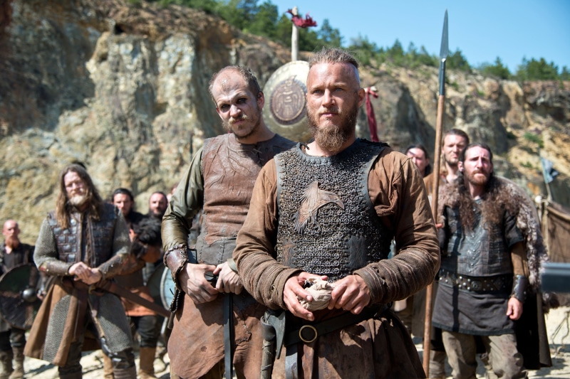 Vikings, Travis Fimmel, the series, Gustaf Skarsgård, Ragnar Lothbrok, historical, 2K, Floki, drama, The Vikings