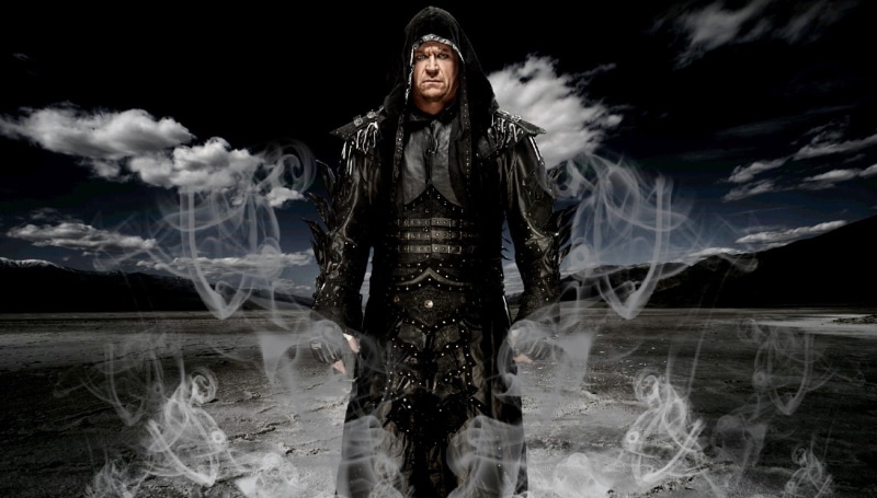 standing, beautiful woman, three quarter length, young adult, nature, wrestling, looking at camera, hood, motion, portrait, dark, reflection, WWE, The Undertaker