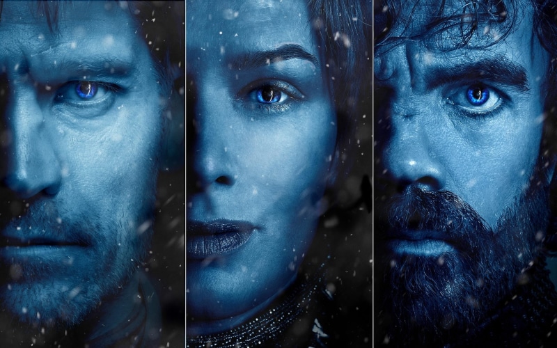 men, headshot, Game of Thrones (TV Series 2011– ), woman, black, architecture, looking at camera, close-up, Lena Headey, human face, cersei lannister, digital composite