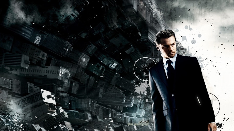 architecture, men, waist up, dicarpio, suit, city, movies, adult, building exterior, formalwear, businessman, young adult, Inception, cityscape, business