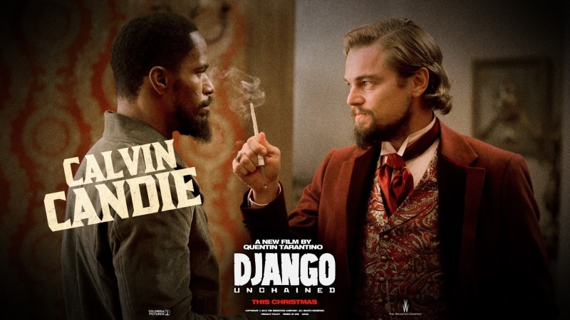 Jamie Foxx, Leonardo DiCaprio, movies, Django Unchained, 1080P
