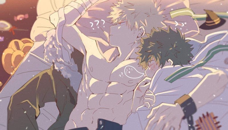 My Hero Academia, Izuku Midoriya, 1080P, Anime, Katsuki Bakugou