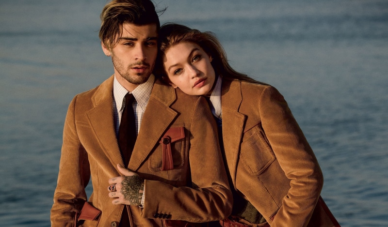 gigi hadid, 1080P, lifestyles, togetherness, male celebrities, hd, portrait, young women, zayn malik, standing, men, clothing, young adult, singer, outdoors