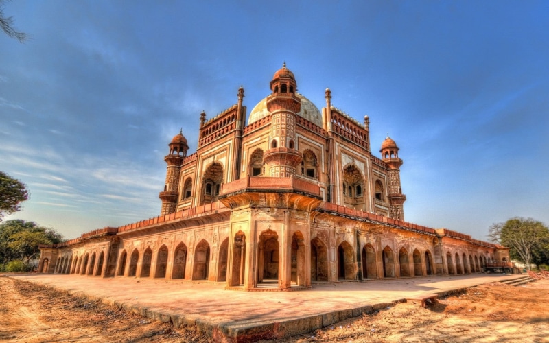indium, brick, building Exterior, cultures, history, dome, hdr, church, ancient, famous Place, blue, asia, cloud - sky, brown, christianity, tourism, plant