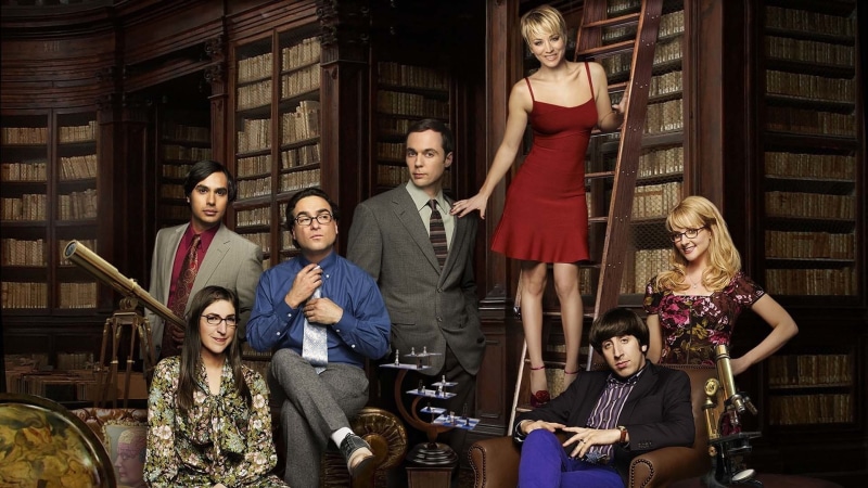 Raj Koothrappali, Sheldon Cooper, Mayim Bialik, Kaley Cuoco, Amy Farrah Fowler, Penny (The Big Bang Theory), TV Show, 1080P, Leonard Hofstadter, Bernadette Rostenkowski