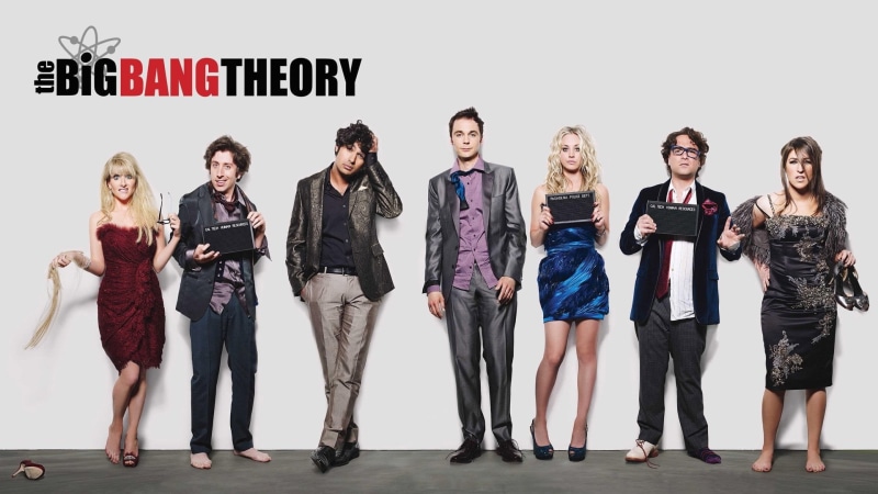 indoors, smiling, Raj Koothrappali, Sheldon Cooper, Melissa Rauch, Amy Farrah Fowler, 1080P, Penny (The Big Bang Theory), fashion, Johnny Galecki, standing