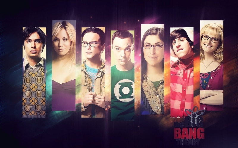 Mayim Bialik, group of people, Johnny Galecki, people, communication, Penny (The Big Bang Theory), portrait, Raj Koothrappali, 720P, Amy Farrah Fowler