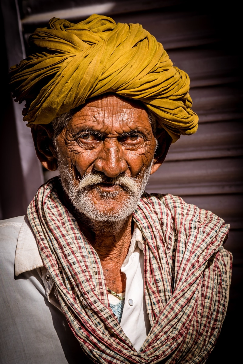 human, adult, looking At Camera, white, mustache, people, males, indians, facial hair, wrinkled, headshot, 2K, traditional clothing, face, front view