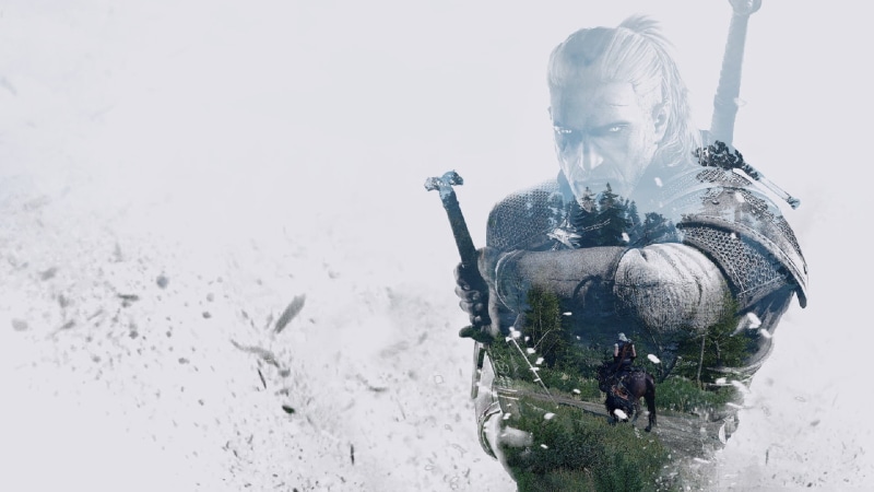 720P, field, winter, leisure activity, land, holding, day, young adult, nature, front view, The Witcher, snow, men, lifestyles, cold temperature