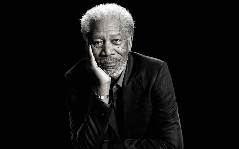 face, 1080P, morgan freeman, look, actor