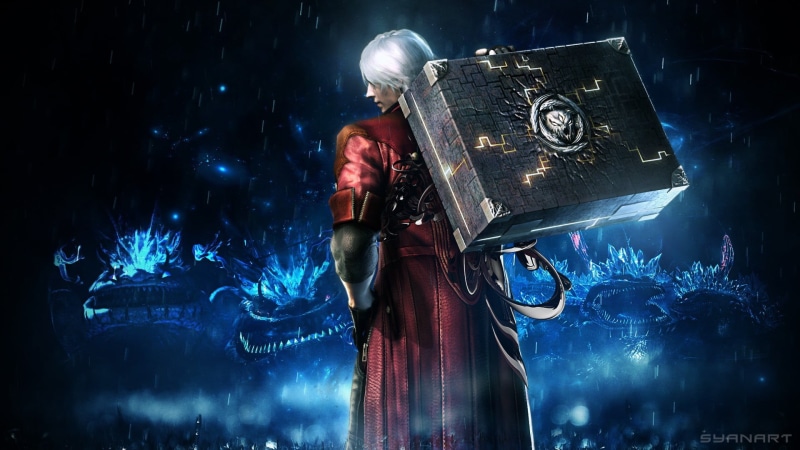men, activity, DmC: Devil May Cry, event, night, technology, cry, dj, performance, Dante, city, video games, holding, people, music festival, may, nightlife