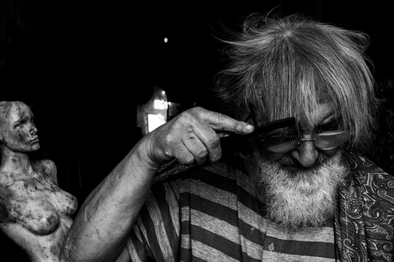 mustache, front view, people, males, real people, hand, glasses, grayscale, hairstyle, headshot, lifestyles, portrait, using, one Person, concepts And Ideas