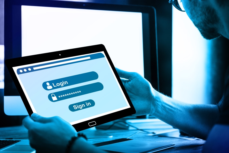 internet, connection, holding, button, register, security, design, digital tablet, one person, communication, screen, registration, tablet, user, 5K, body part