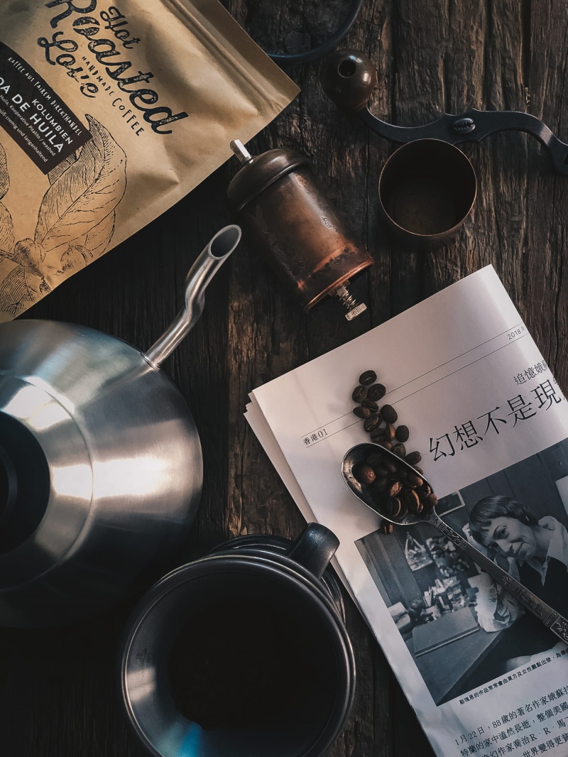 document, cup, justice - Concept, beverage, pot, lawyer, wood - Material, beans, coffee bean, book, mug, newspaper, key, flatlay, drink, law, chinese newspaper