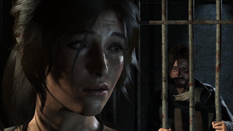 prison bars, prisoner, justice - concept, 1080P, prison cell, architecture, indoors, trapped, social issues, portrait, emotion, dark, Rise of the Tomb Raider