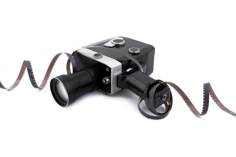 single object, reel, filmstrip, strip, photography themes, film, retro, 4K, still life, equipment, cinema, copy space, arts culture and entertainment