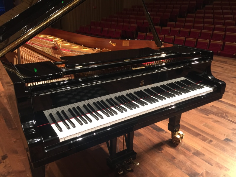 flooring, musical equipment, piano, performance, steinway piano, pianist, keyboard instrument, indoors, playing, metal, musical instrument, stage, wood - material