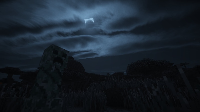 video games, 1080P, mountain, no People, night, sky, silhouette, beauty in nature, low angle view, moon, scenics, cloudscape, radk, building Exterior