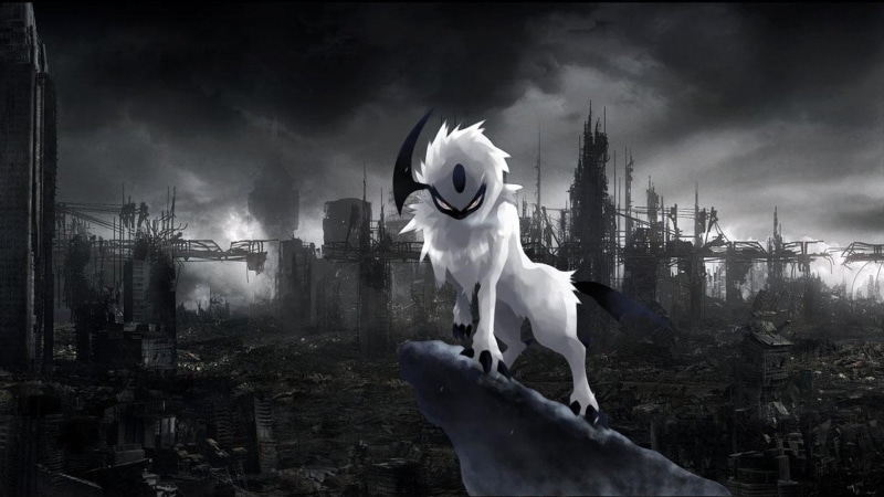 representation, horror, sky, night, Dark Pokémon, smoke - Physical Structure, white, outdoors, no people, character, 1080P, built structure, spirituality