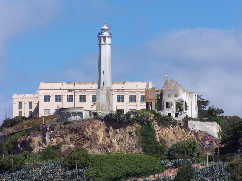 tourism, tourist, nature, building exterior, tower, california, bay, lighthouse, francisco, jail, sky, alcatraz, cloud - sky, low angle view, san, 1080P