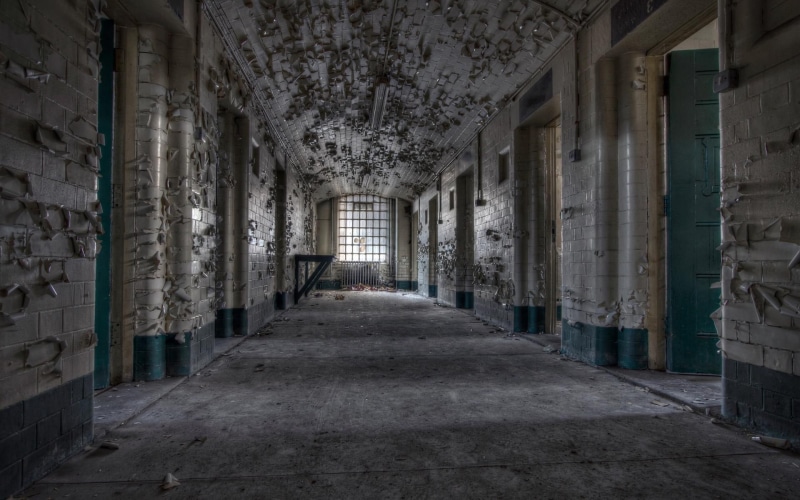painted, photography, 1920x1200, building, interior, 1080P, wall, white, jail, abandoned