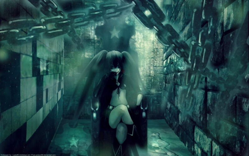 anime girls, mato, girls, 1080P, anime, kuroi mato, jail, kuroi