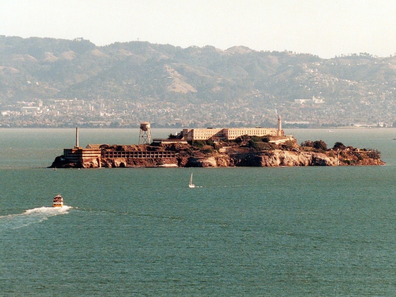 architecture, Gaol, Bay, Prison, Jail, San Francisco, island, rock, art, hd, 480P, alcatraz